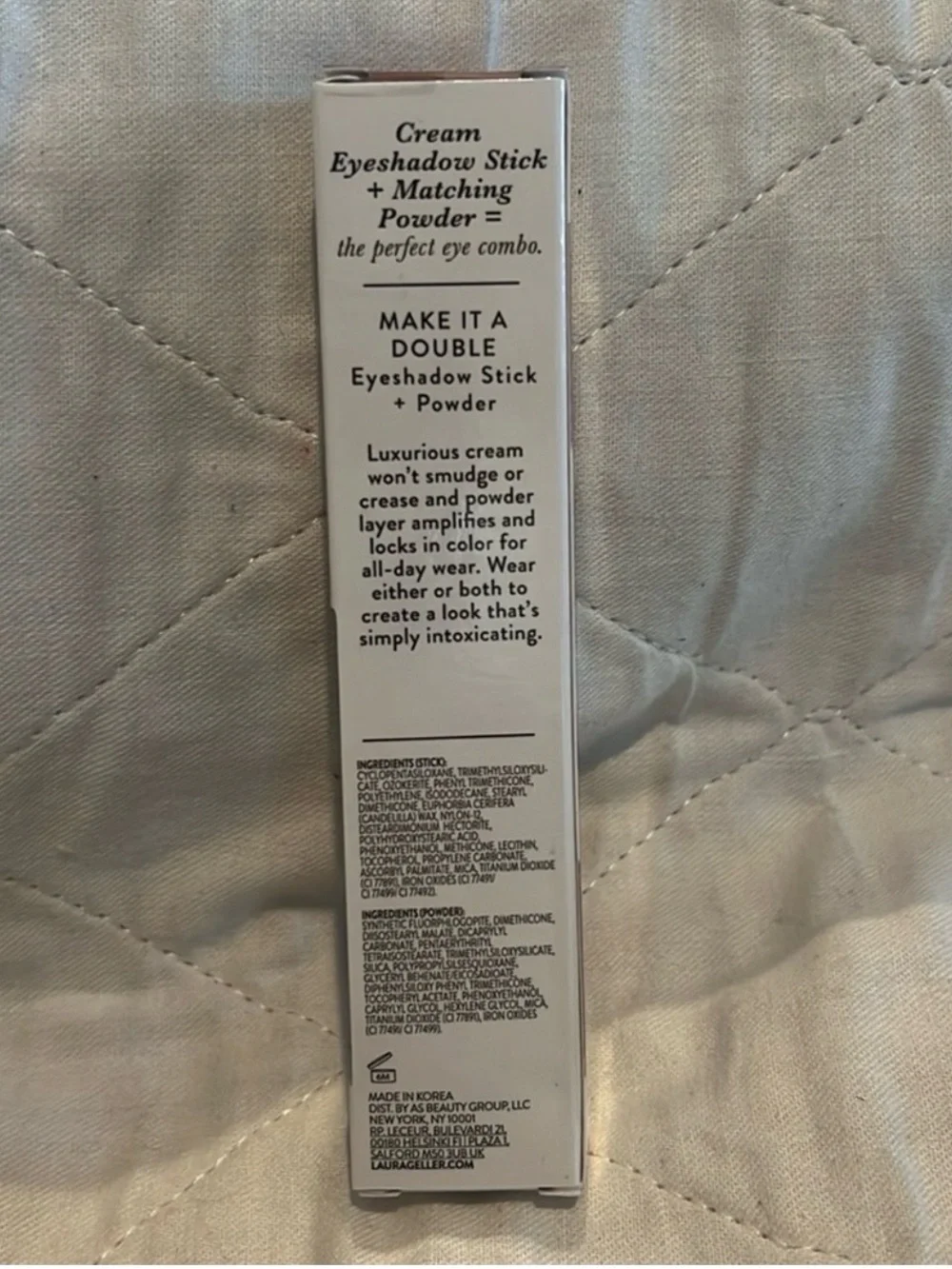 Laura Geller's dual eyeshadow stick and powder NWT